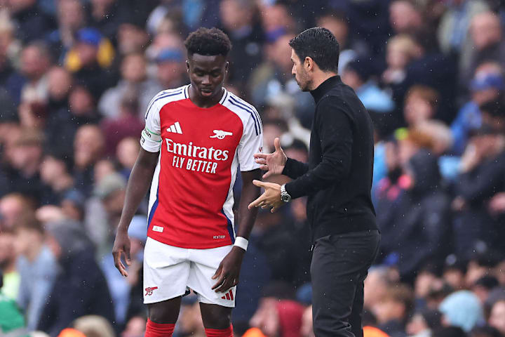 Bukayo Saka, Mikel Arteta Bukayo Saka, Mikel Arteta