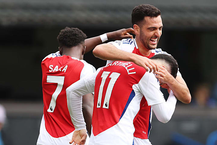 Gabriel Martinelli, Bukayo Saka, Mikel Merino Gabriel Martinelli, Bukayo Saka, Mikel Merino