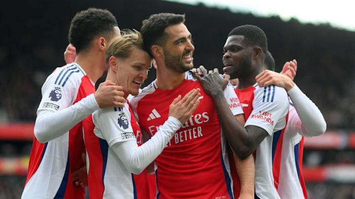 Mikel Merino, Thomas Partey, Martin Odegaard Mikel Merino, Thomas Partey, Martin Odegaard
